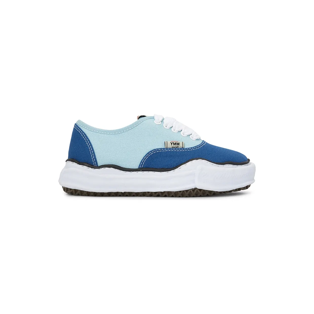 Maison Mihara Yasuhiro Baker OG Sole Bicolor Canvas Low Blue (A13FW738-BLUE)