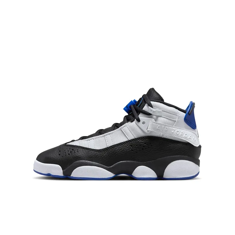 AIR Jordan 6 RINGS GAME ROYAL GS “White/Game Royal/Black” (323419-142)