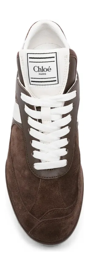 Chloé Suede Panelled “Brown/White” (25W07IVI 27Z) (4)