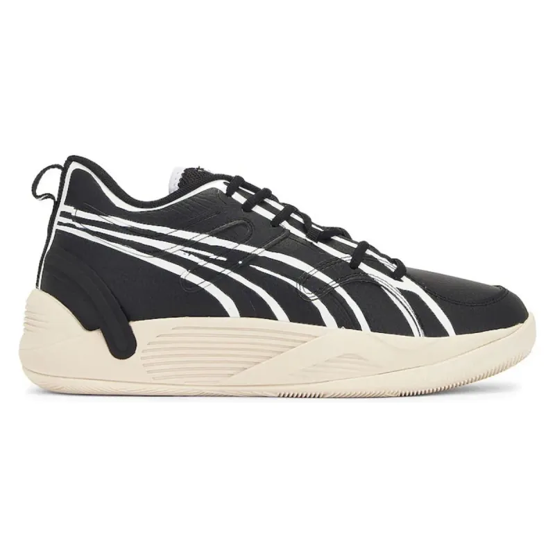 Puma x Joshua Vides TRC Blaze Court Basketball Shoes White/Black (377134-01)