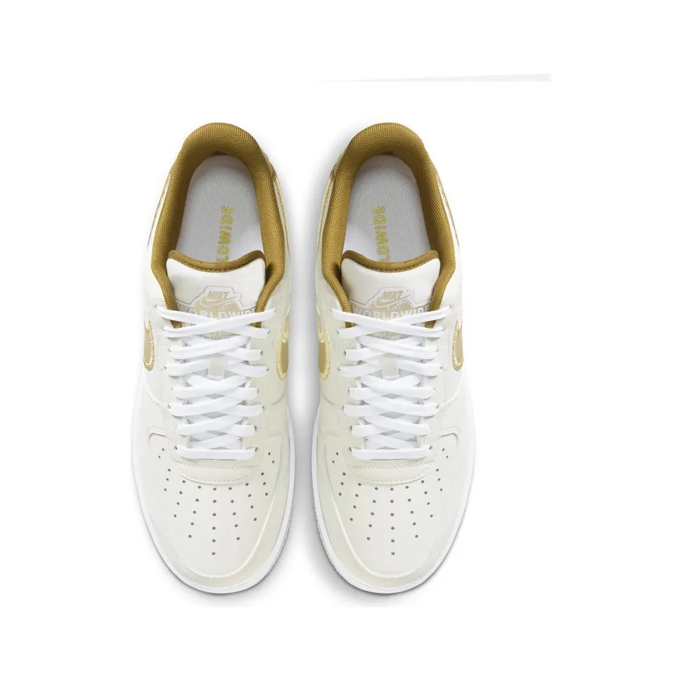 Nike Air Force 1 Low Worldwide Katakana Gold White/Platinum Tint-Pure Platinum-Metallic Gold (DA1343-170)