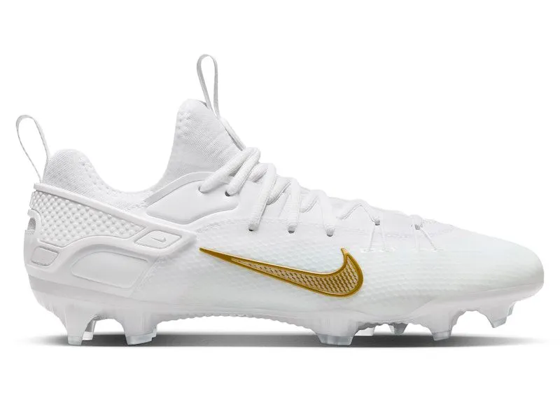 Nike Huarache 9 Elite Low LAX White Metallic Vivid Gold (FD0089-100)