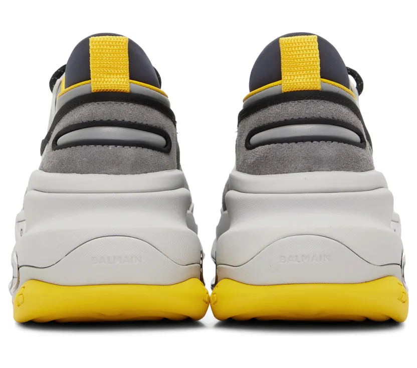 Balmain B-Bold Low-Top “Gray” (YM0VI278TPND) (2)