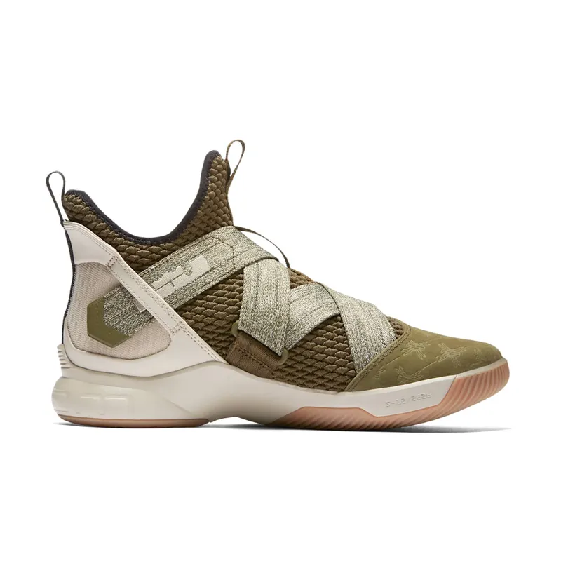 Nike LeBron Soldier 12 Land and Sea Olive Canvas/String-Gum Light Brown (AO2609-300)