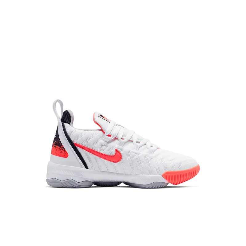 Nike LeBron 16 White Hot Lava (PS) (CK3953-100)