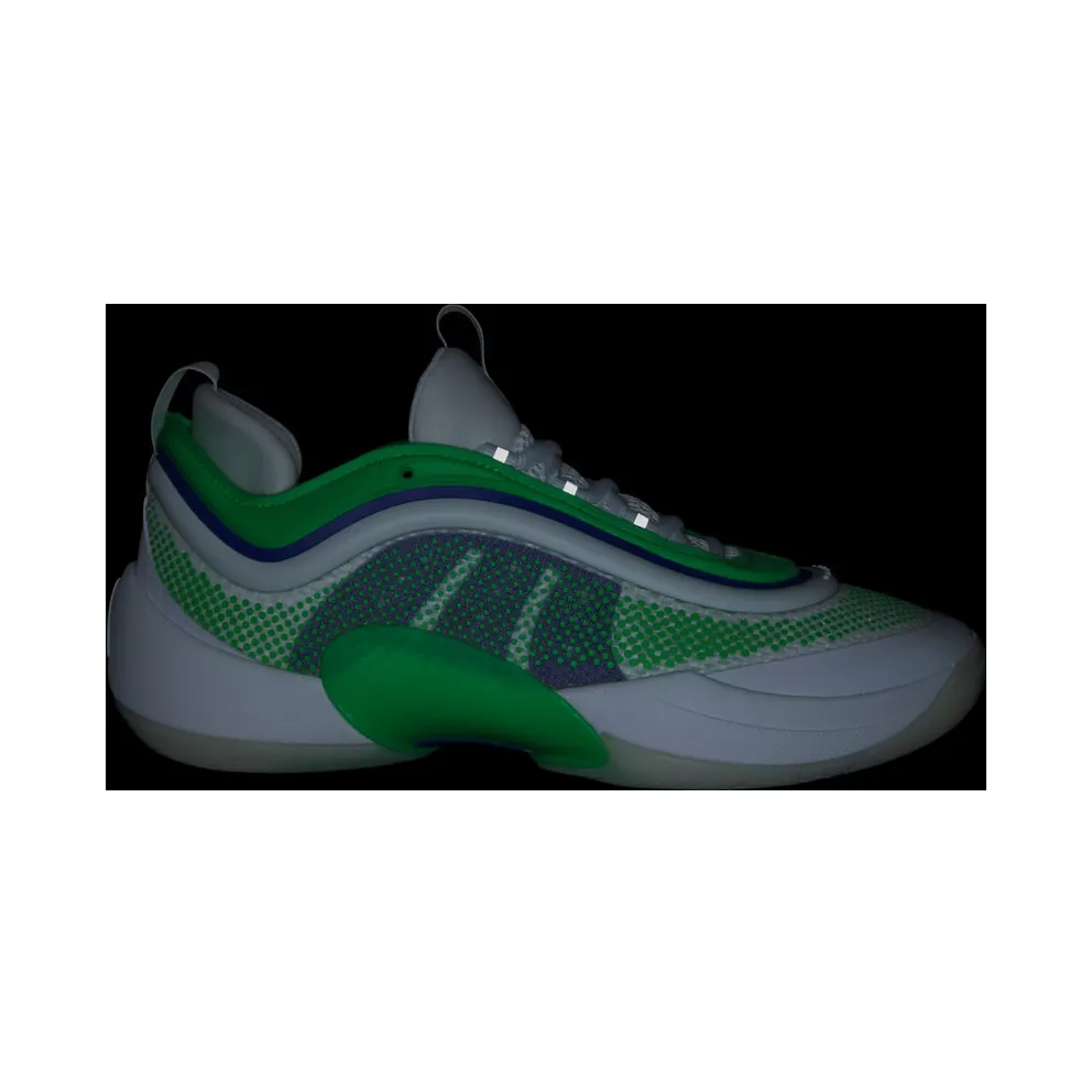 Adidas D.O.N. Issue 6 Cloud White / Screaming Green / Lucid Blue (JQ2249)