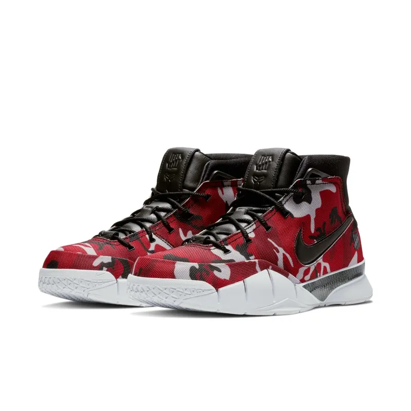 Nike Kobe 1 Protro Undefeated Red Camo (Santa Monica) Multi-Color/Black-University Red (BV1207-900)