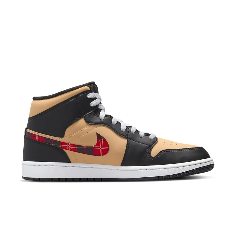 Air Jordan 1 Mid SE “Tartan Swoosh” (DZ5329-001)