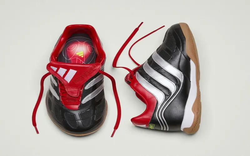 adidas Predator Precision Street Black Silver Vivid Red Made in Germany (JQ4223)