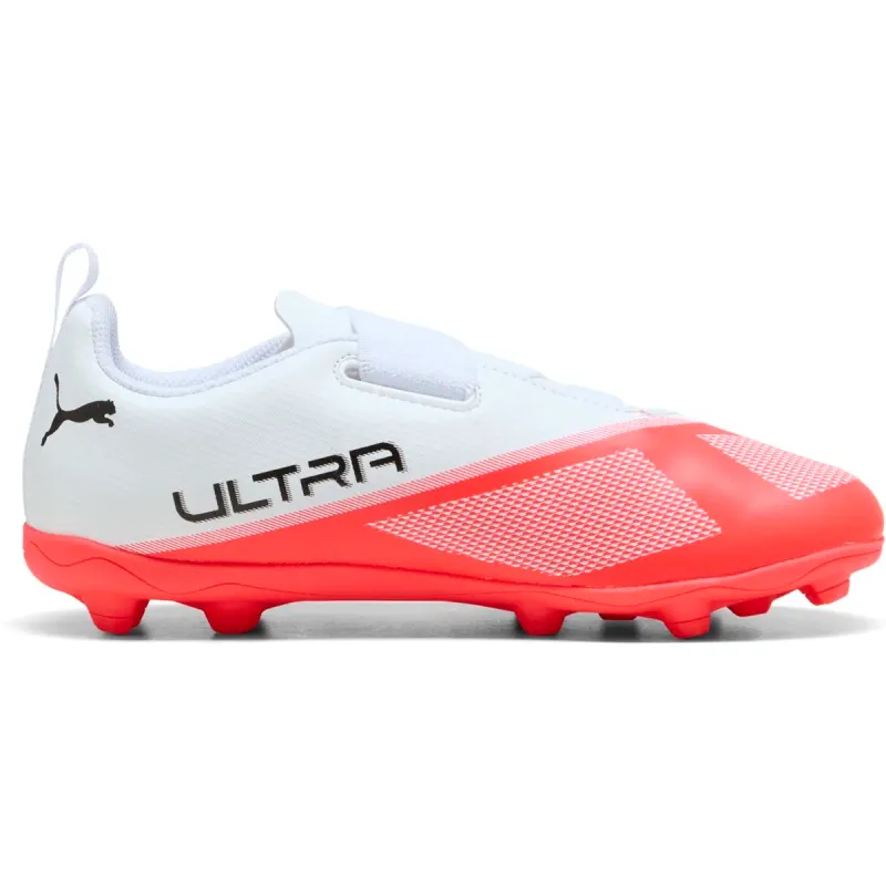 Puma Ultra 7 Play RB FG/AG Fußballschuhe Kids 01 – ultra red/puma black/puma white 34 für Kids, rot, Größe 28 EU (109175)