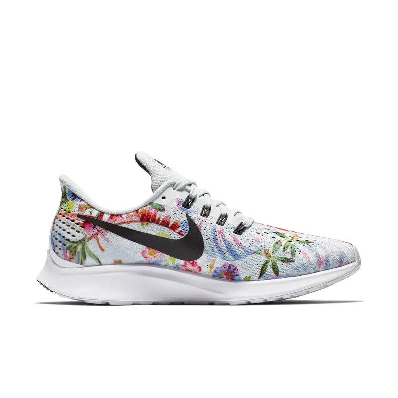 Nike Air Zoom Pegasus 35 White Floral (W) Pure Platinum/Black-White (AV3520-001)