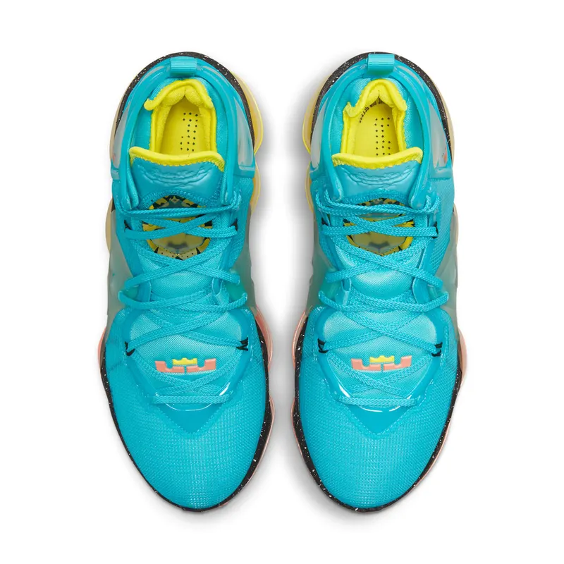 Nike LeBron 19 Christmas – “Aqua Blue / Yellow” (DC9338-400)