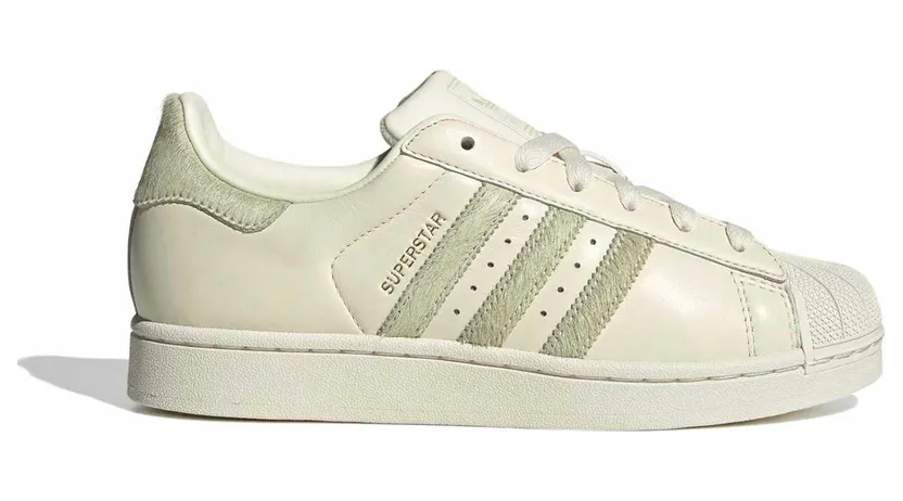 adidas Superstar II Off White Linen Green