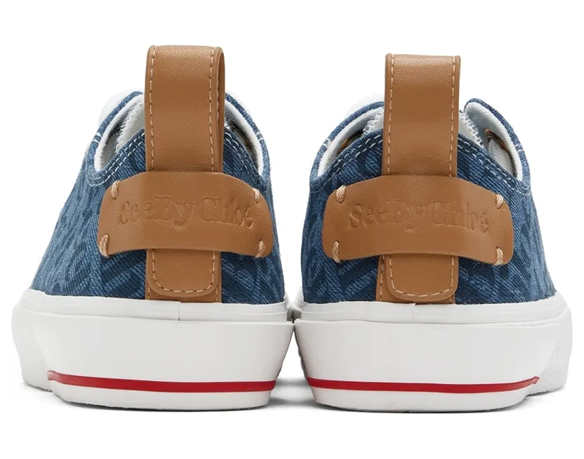 See by Chloé Navy Aryana Sneakers (SB38241A 14260) (2)