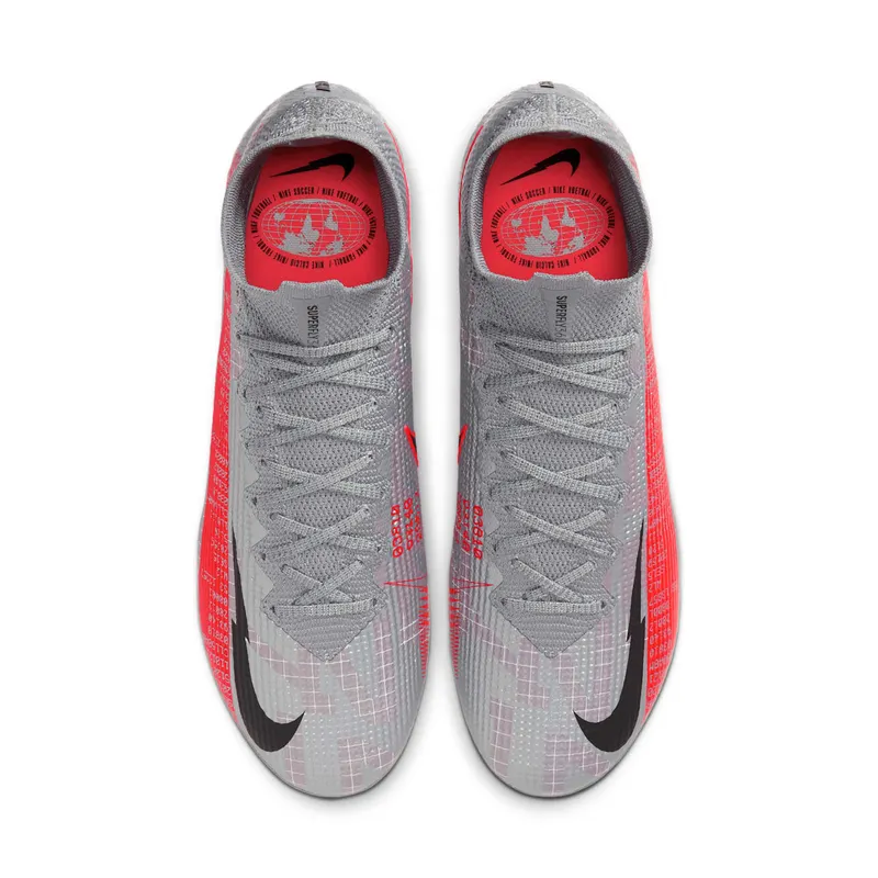 Nike Superfly 7 Elite AG Pro Metallic Grey Crimson (AT7892-906)