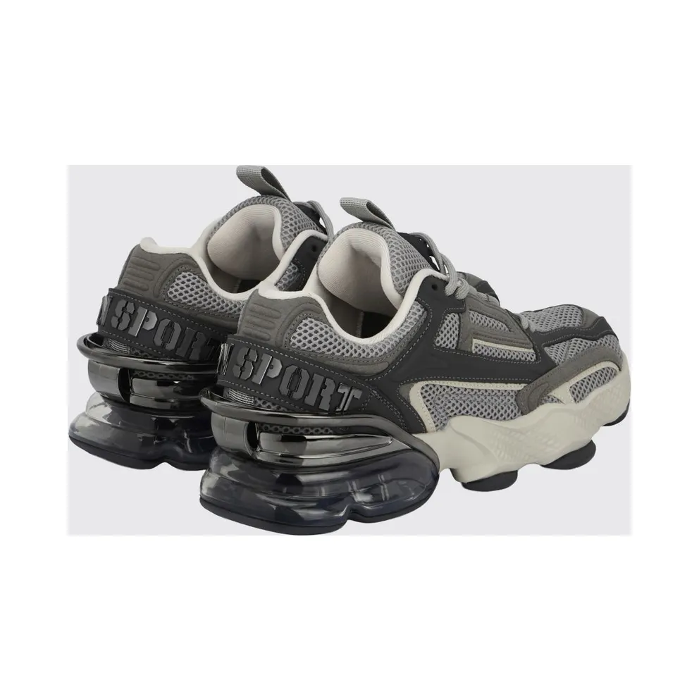 Plein Sport Runner PS Thunder Mix Low-Top Mesh with Notched Sole Grey (SAESUSC0750STE003N1072)