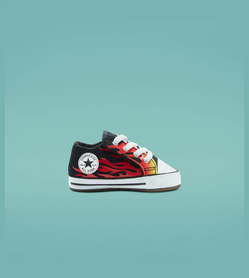 Converse Archive Flames Chuck Taylor All Star Cribster Mid Black/fresh Yellow/enamel Red (870414C)