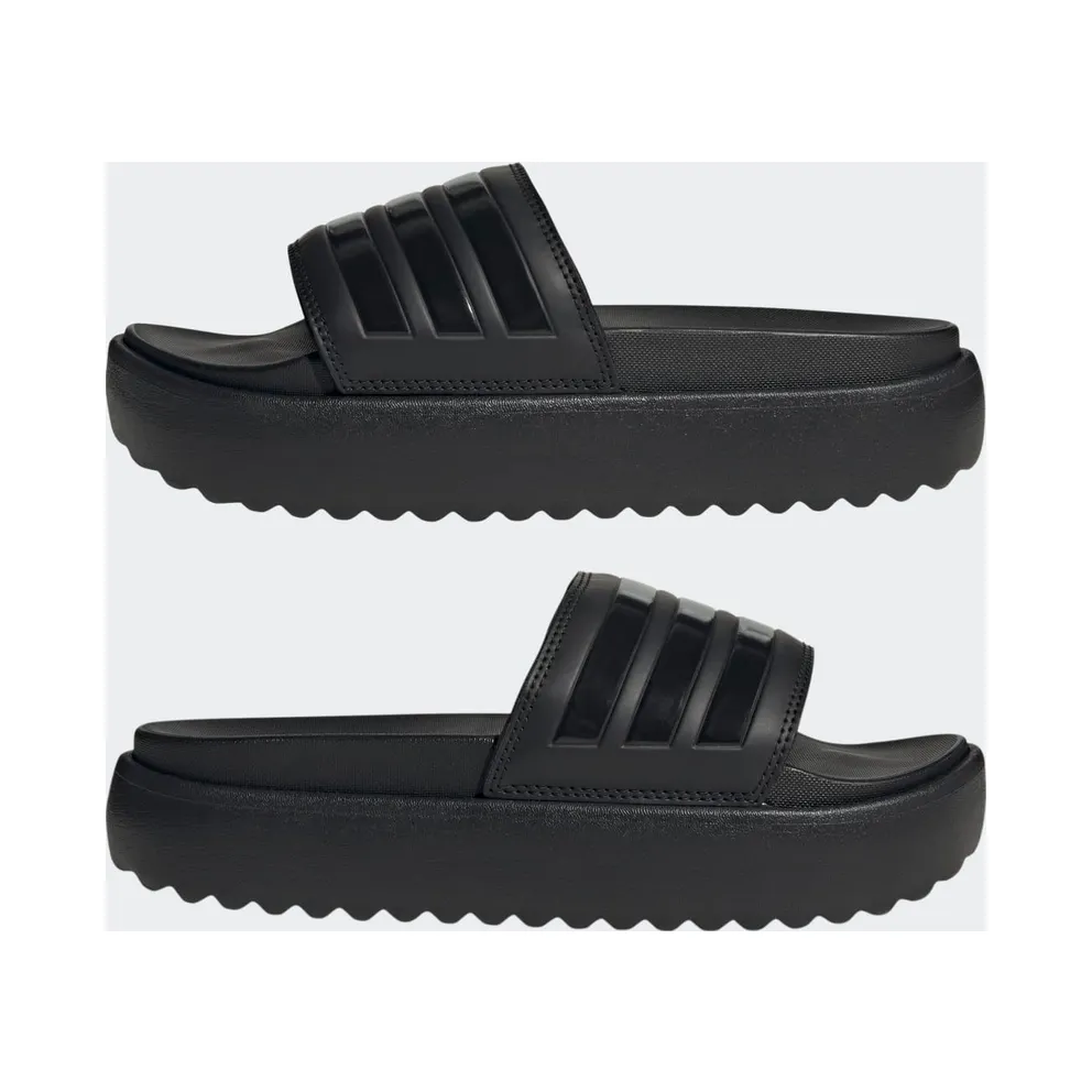 Adidas Adilette Platform Slides Core Black / Core Black / Core Black (HQ6179)