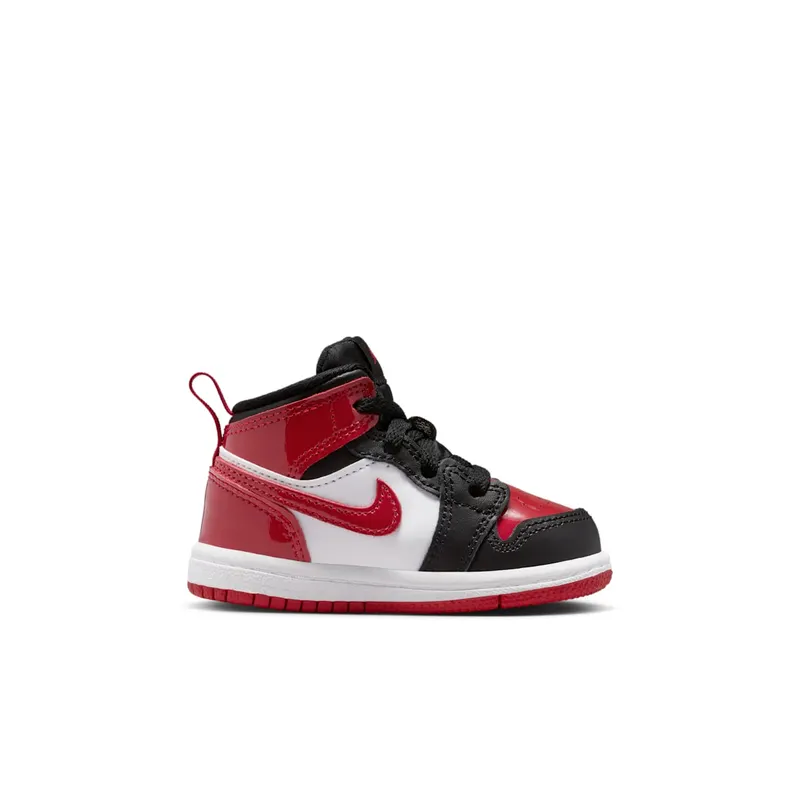Jordan 1 Mid SE Patent Bred Toe (HV4729-006)