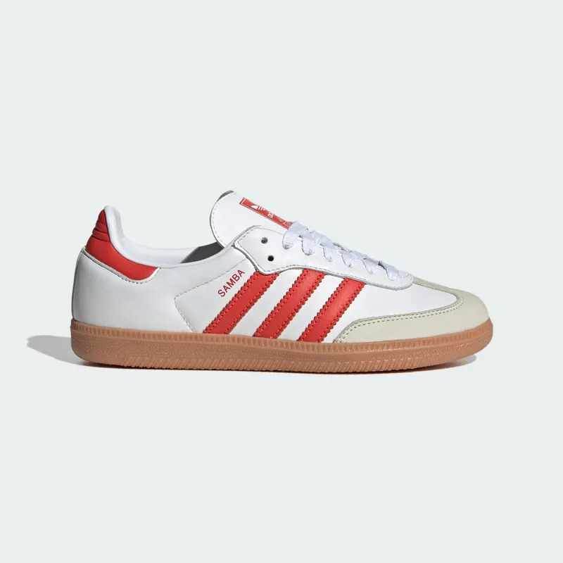 adidas Samba OG Cloud White / Solar Red / Off White (IF6513)