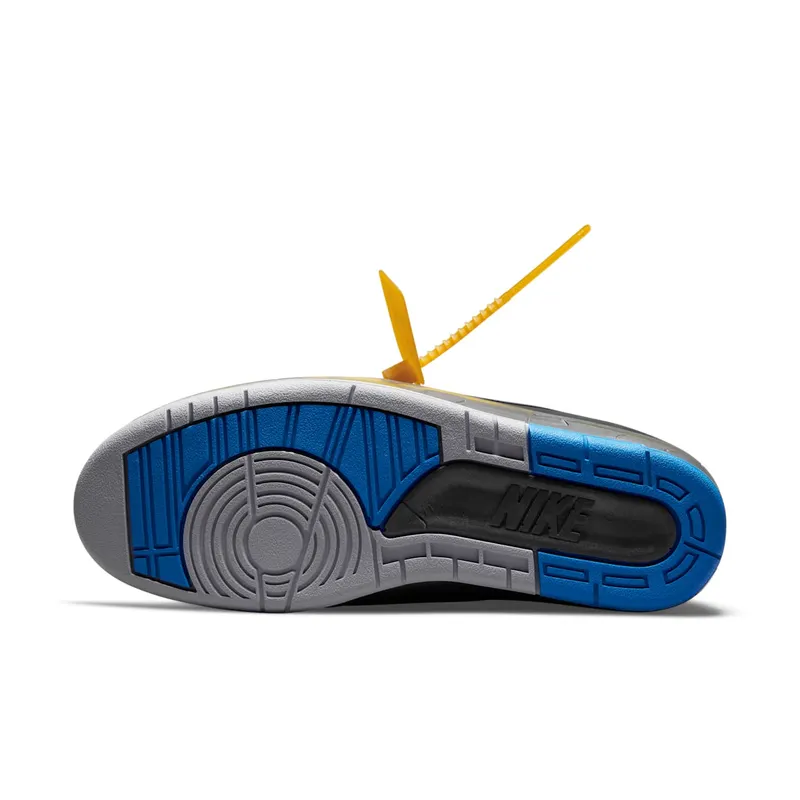 Air Jordan 2 x Off-White Retro Low SP Black Blue (DJ4375-004)