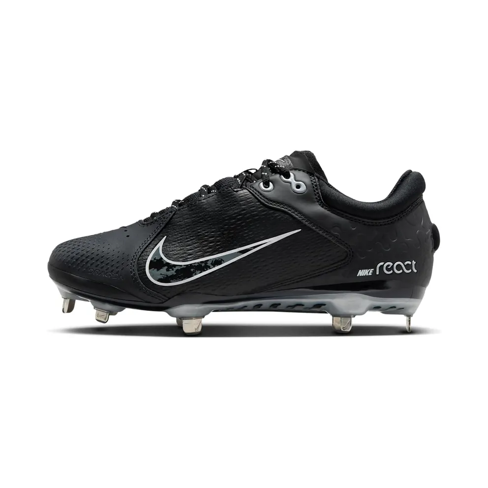 Nike Hyperdiamond 4 Elite Black Iron Grey Pure Platinum (FZ0923-001)