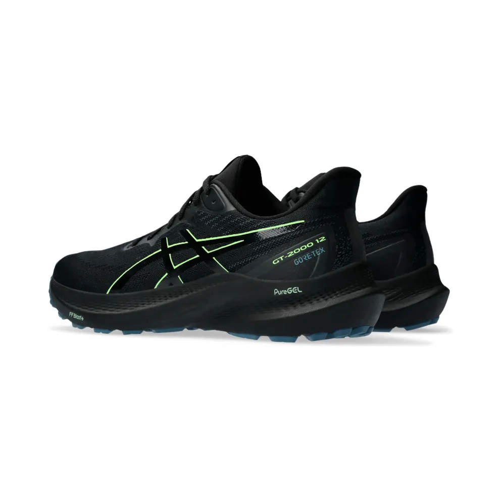 Asics Gt-2000 12 Gtx Black/Illuminate Green (1011B687.001)