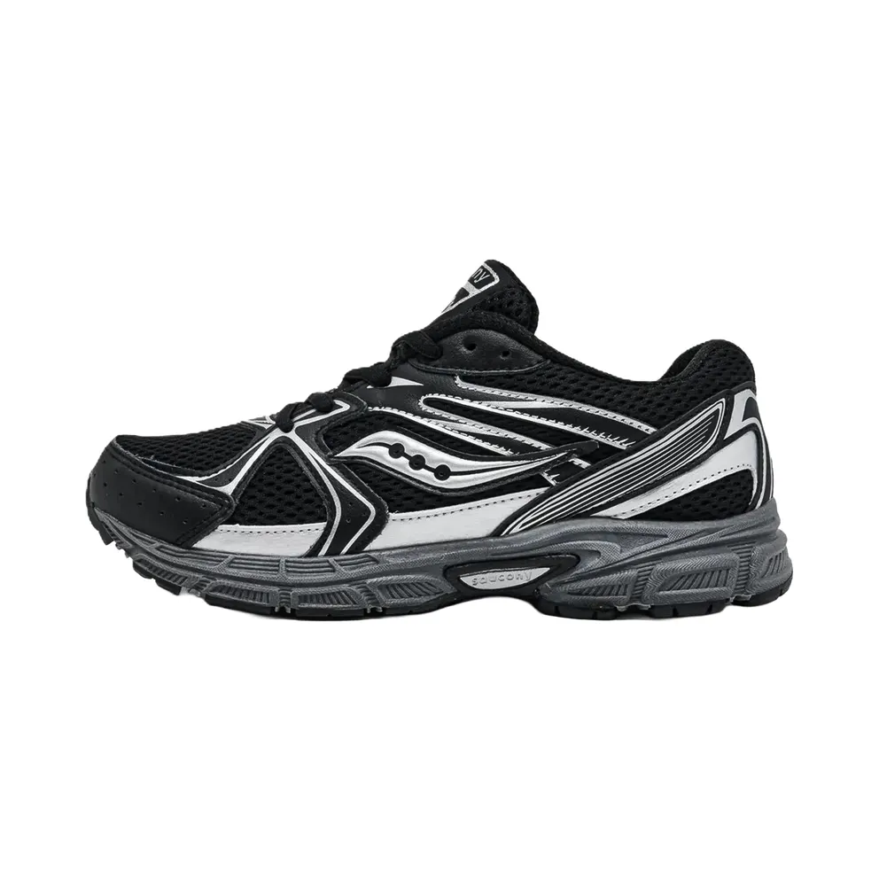 Saucony Ride Millenium GS “Black Metallic Silver” (SYF25BB2)