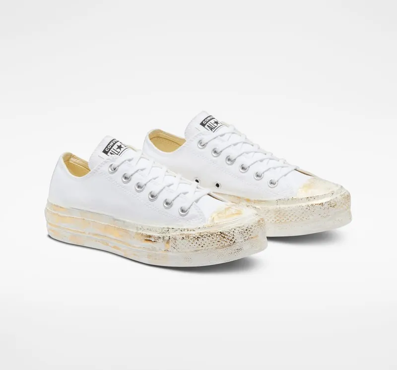 Converse Chuck Taylor All Star Lift Platform Gold Iridescent (A03338C)