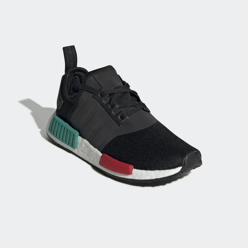 adidas NMD R1 Glory Green (GS) Core Black/Glory Green/Lush Red (EF5855)