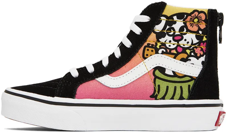 Vans Kids Black Sk8-Hi Zip Little Kids (VN0A5ELFBLK)