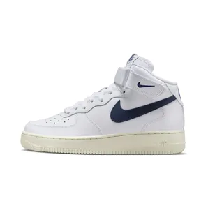 Nike Air Force 1 Mid ’07 “White / Coconut Milk / Metallic Gold / Midnight Navy” (DD9625-105)