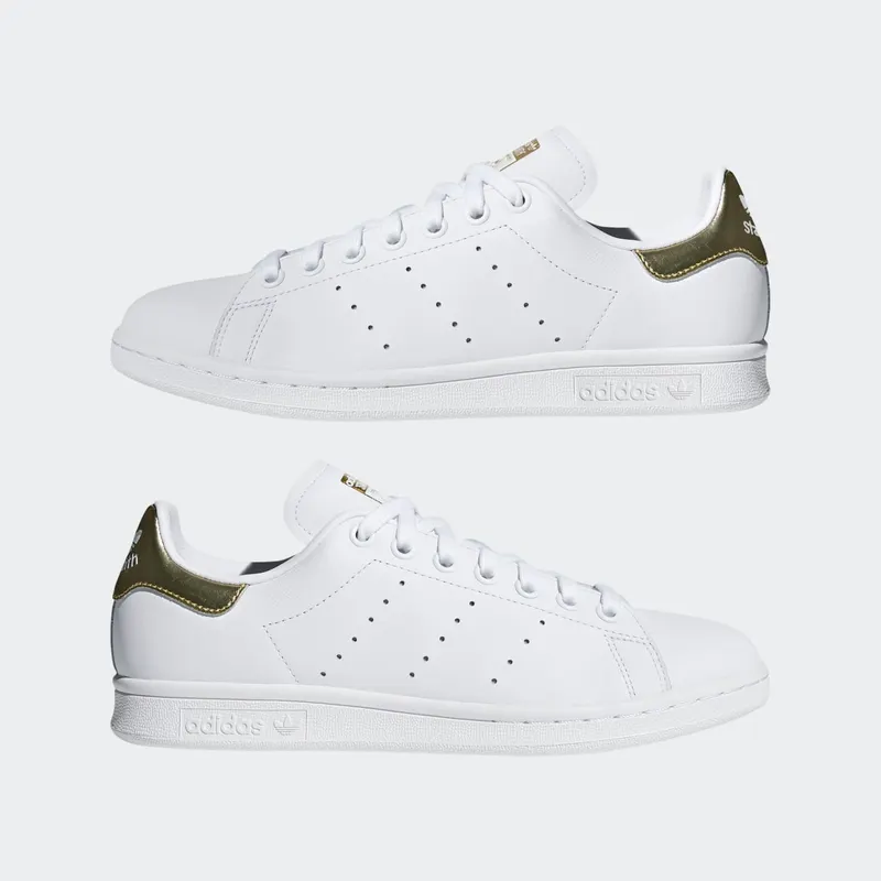 adidas Stan Smith Cloud White Gold Metallic (W) Cloud White/Cloud White/Gold Metallic (EE8836)