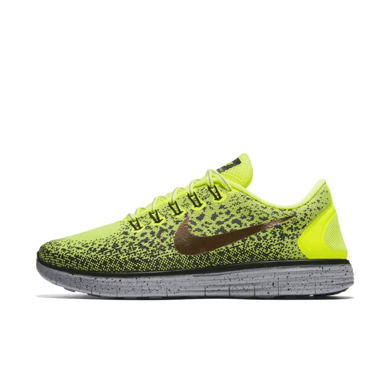 Nike Free Run Distance Shield Volt/Metallic Red Bronze-Dark Grey Volt/Metallic Red Bronze-Dark Grey (849660-700)