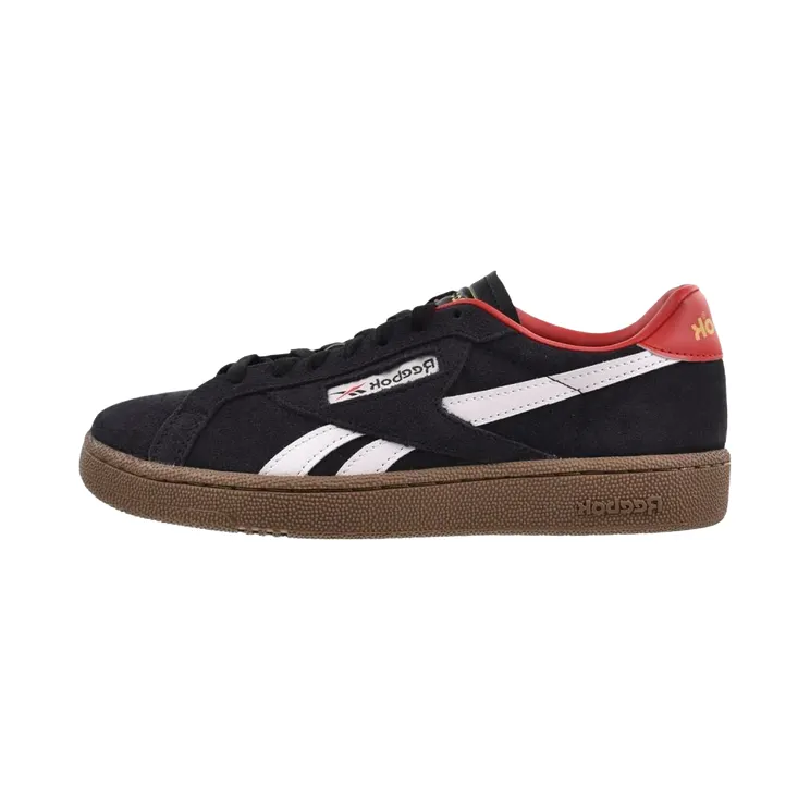 Reebok Club C Grounds “Black / Footwear White / Gum” (100256-208)