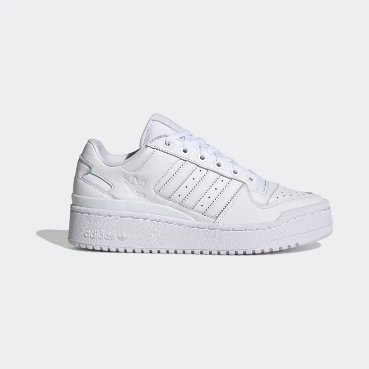 adidas Forum Bold Stripes “Cloud White / Cloud White / Core Black” (ID6843)