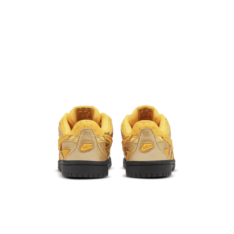 Nike Air Rubber Dunk Off-White University Gold (PS) University Gold/University Gold-Black (CW7410-700)