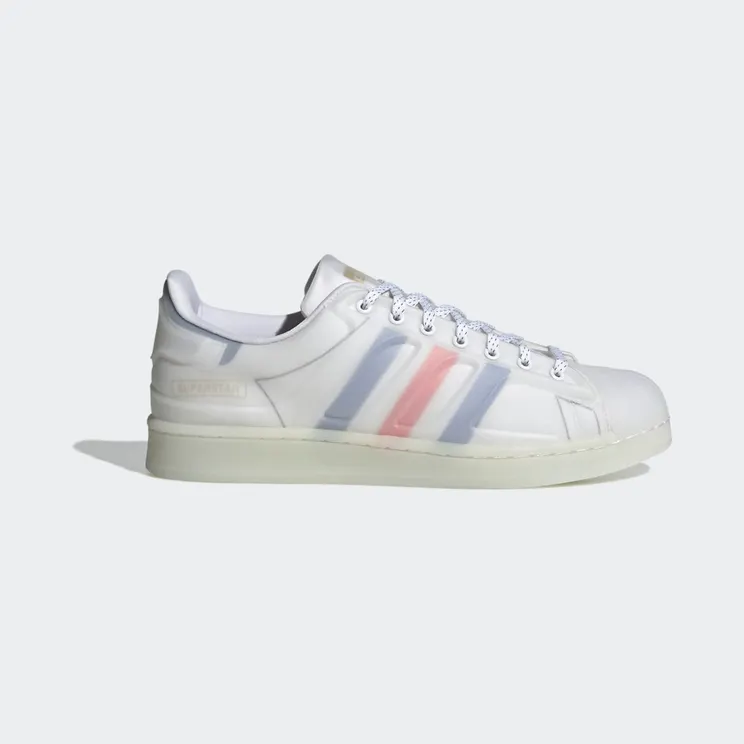 adidas Superstar Futureshell Cloud White / Red / Gold Metallic (H00197)