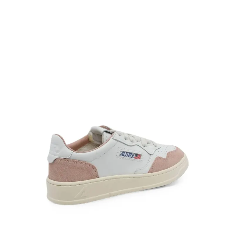 Autry Medalist Suede-panel “White/Pink” (AULW FT16)