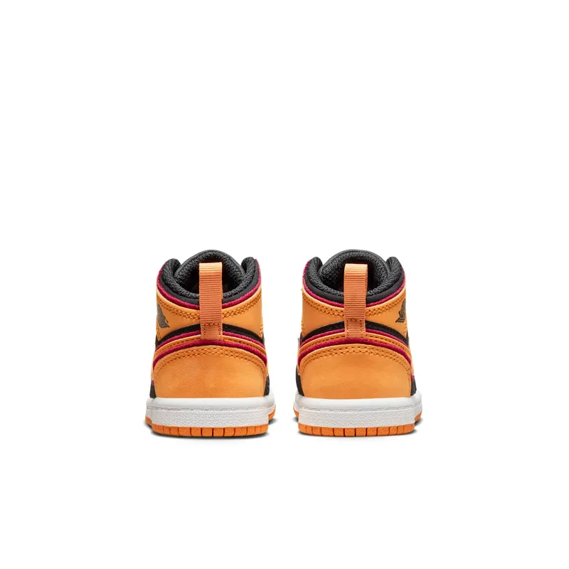 Jordan 1 Mid SE Black Vivid Orange (FJ4926-008)