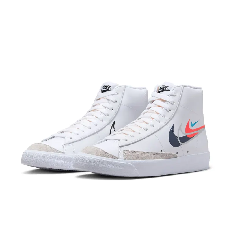 Nike Blazer Mid 77 Multi Swoosh White Multi-Color (FJ4827-100)