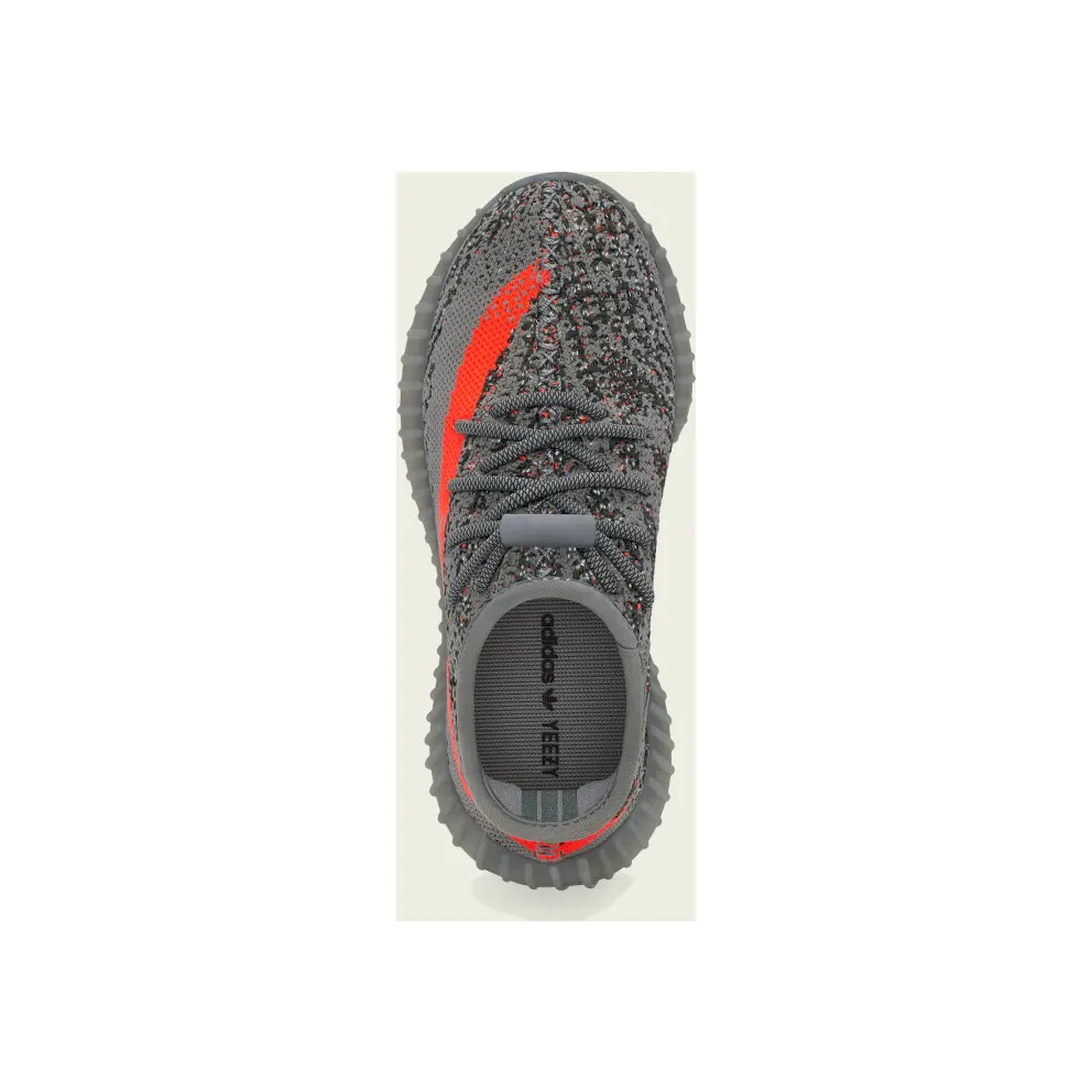 adidas YEEZY BOOST 350 V2 KIDS Beluga Rf / Steeple Gray / Solar Red (GW1230)