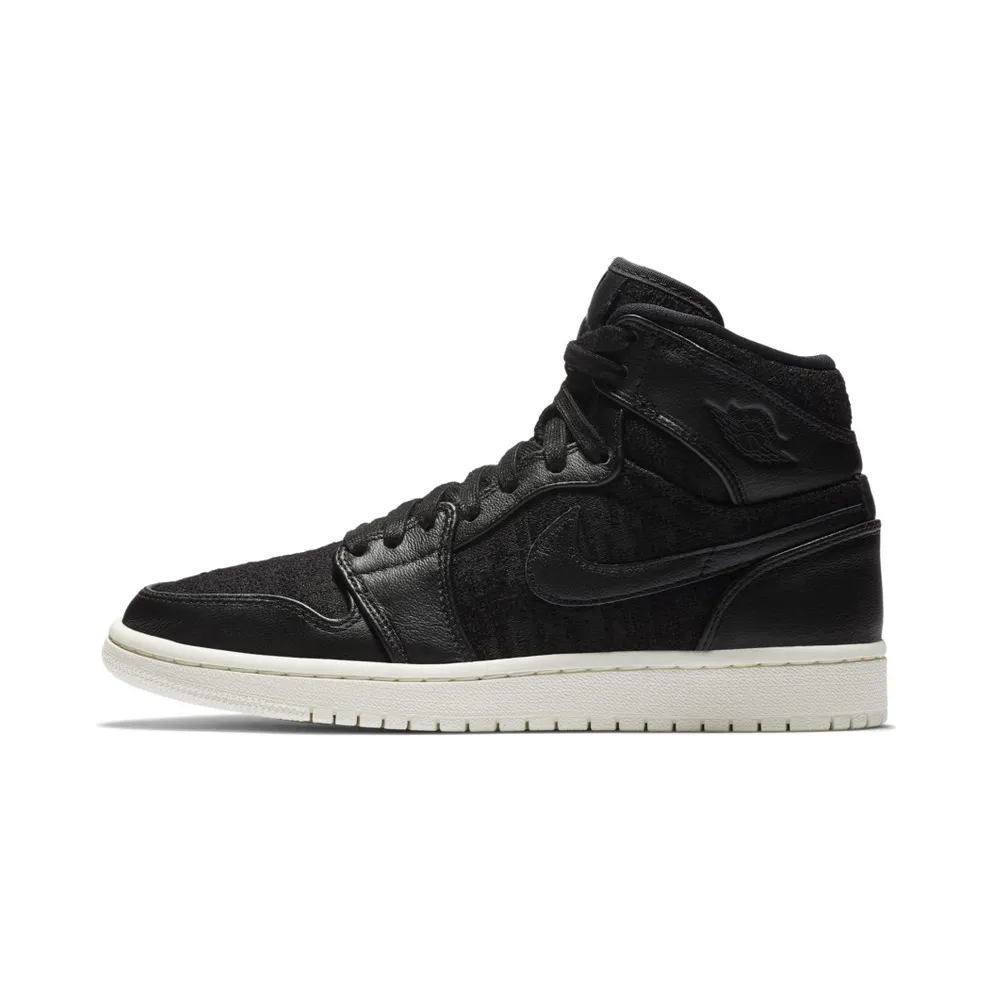 Jordan 1 Retro High Black Sail (W) Black/Black (AH7389-001)