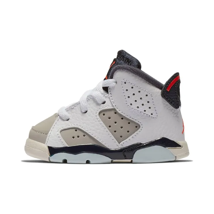 Air Jordan 6 Retro TD ‘Tinker’ White/Red-Grey (384667-104)