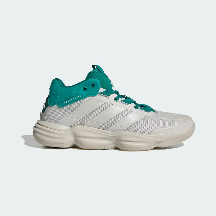 adidas Court Stabil Indoor “Grey One / Grey One / Equipment Green” (KK1947)
