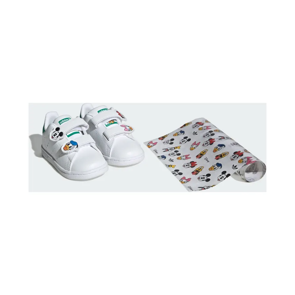 Adidas STAN SMITH COMFORT CLOSURE X DISNEY PIXAR Shoes Cloud White / Court Green / Core Black (JH7440)