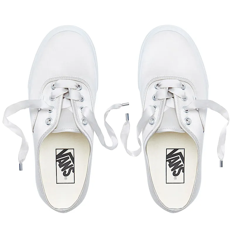 Vans Authentic Satin Lux Light Silver Light Silver/White (VN0A38EMQ9J)