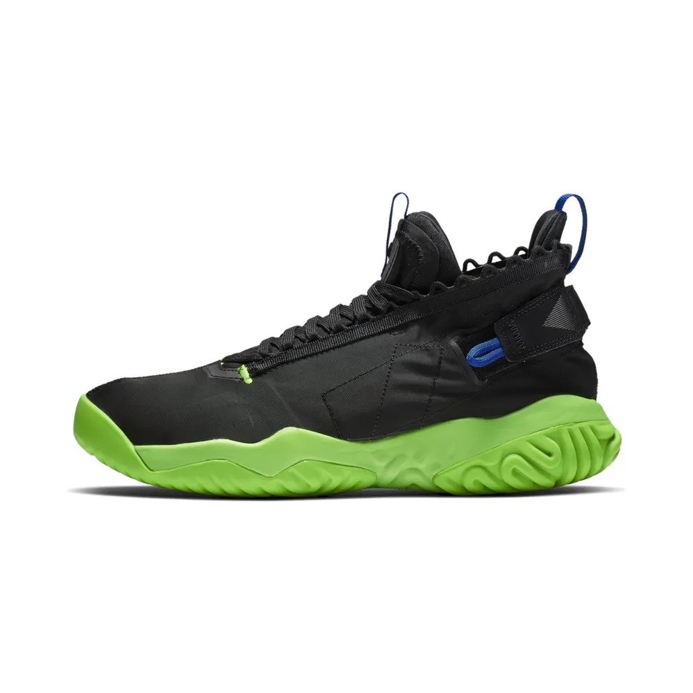 Jordan Proto React Black Racer Blue Electric Green Black/Racer Blue-Electric Green-Lime Blast (BV1654-004)