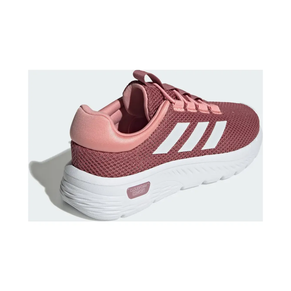 Adidas Cloudfoam Comfy Elastic Lace Preloved Crimson / Cloud White / Semi Pink Spark (IH6049)