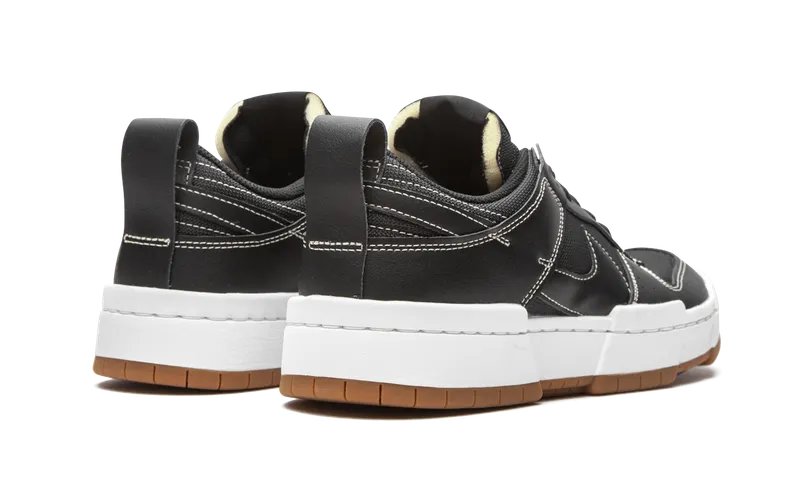 Nike Dunk Low Black White Gum (W) Black/White-Gum Medium Brown (CK6654-002)